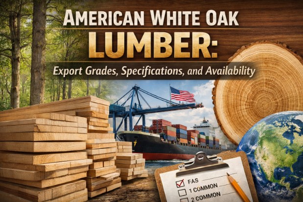 American White Oak Lumber: Export Grades, Specifications, and Availability