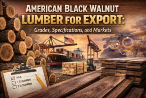 American Black Walnut Lumber for Export: Grades, Specifications, and Markets